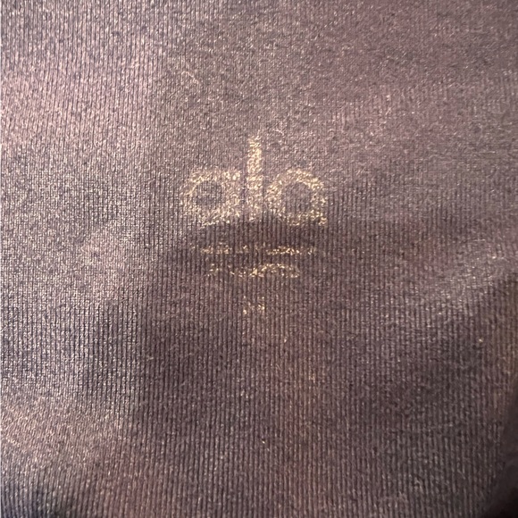 ALO Yoga Elevate Hi-Rise Leggings - Navy Gray Mesh Colorblock - Size M - Picture 5 of 8